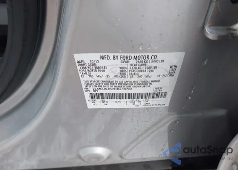 2013 Lincoln Mkx from USA, damaged, VIN 2LMDJ6JK7DBL19708